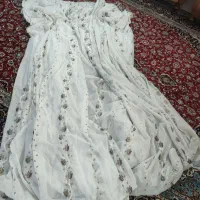 پرده توری با دوتا دستک کار کرده