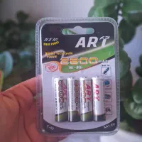 باتری قلمی قابل شارژ آرت مدل بسته 4 عددی نو نو