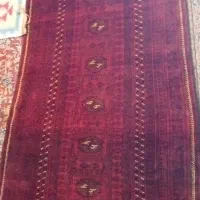 فرش دستبافت با دوتا گلیم پشم شتر