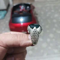 انگشترتوپاز فیروزه‌یاقوت‌عقیق پنج‌جواهرتسبی‌کربا