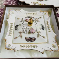 سرویس پذیرایی چینی کینگ پنج ستاره ابکاری طلا ۲۴