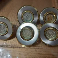 لامپ هالوژنی سوزنی رنگی به همراه استیل