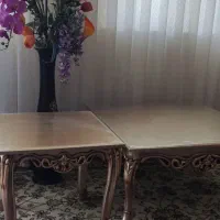 جلو مبلی ودو عدد عسلی افسون تمام چوب