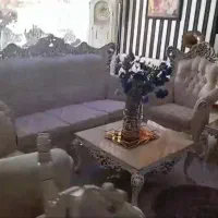 مبل استیل با نهارخوری ۸نفره