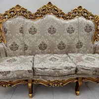 مبل استیل ۹ نفره بدون کوچکترین شکستگی و رنگ پریدگی