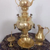 سماور قوری برنجی