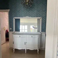 ست میز کنسول با اینه و میز تلوزیون