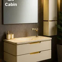 کارگر تولید کابین روشویی