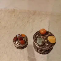 جاانگشتری و جا قرصی عتیقه هر سه تاش فقط۱۰ میلیون