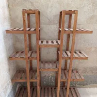 استند گل چوبی