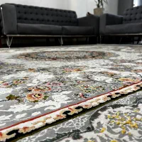 فرش ۱۲ متری نقره آبی اعلا