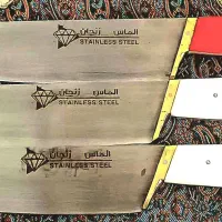 تعدادی چاقوی آشپزخانه تکی برند الماس