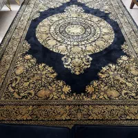 فرش ابریشم ماشینی  شش متری