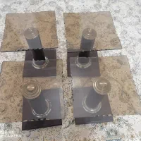 جلومبلی شیشه دودی و4عسلی
