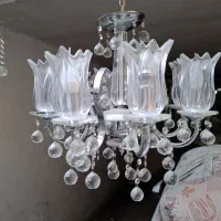 لوستر  کروم ۸شاخه و لوستر آشپزخانه