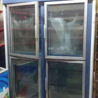 فروش یخچال ۴درب ویترینی و فریزر صندوقی