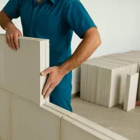 فروش و نصب دیوار پیش‌ساخته گچی فوری و بدون تخریب