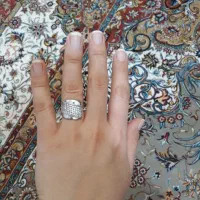 تعدای انگشتر زنانه نقره