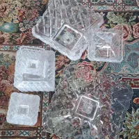 ست کریستال طرح مثلثی یا خشتی