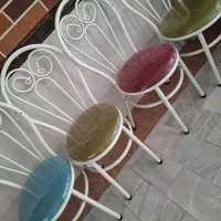 صندلی کوره ای سفید