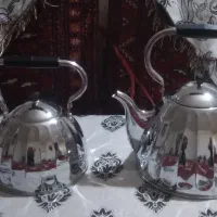 قوری روسی اصل وعتیقه قدیمی استیل