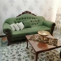 مبل کلاسیک استیل چوب راش برند سناتور در حد نو