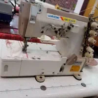 چرخ خیاطی میاندوز جک اتو بخار صنعتی  و دکمه زن