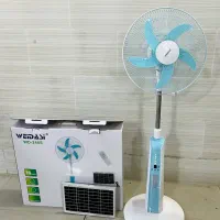 پنکه ایستاده با قابلیت شارژ خورشیدی