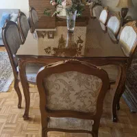 میزناهارخوری تمام چوب ۸ نفره