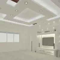 سفید کاری و گچبری( سیمان سفید )