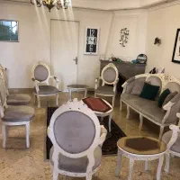مبلمان استیل ۸ نفره ۶ گل