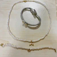 گردنبند دم وال با مروارید