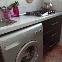 کابینت  آشپزخانه طوسی و ونگه