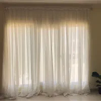پرده حریر ابعاد بزرگ