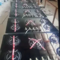 اجاق گازرومیزی ۵شعله شیشه ای سکوریت
