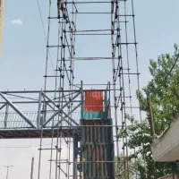 داربست فلزی نما و کفراژ ،چهارپایه