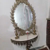 آینه شمعدان برنز