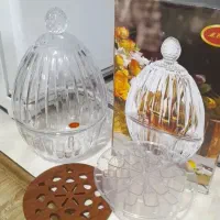 جاقاشقی کریستال خارجی ۵۰سانتی رو میزی معاوضه