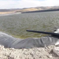 عایق استخر کشاورزی و باغ با ورق ژئوممبران درجه یک