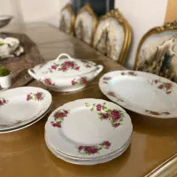 تعدادی ظروف گل سرخ