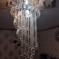 لوستر کریستالی نو و بزرگ