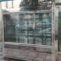 یخچال ایستاده ویترینی تکدرب  فریزر صندوقی