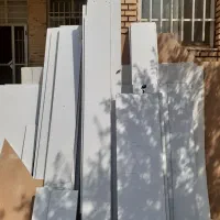 ام دی اف سفید برش خورده و ۷ تا ورق ۳ میل سفید