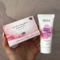 صابون و کرم صورتی روشن کننده و لایه بردار بیوممتیک