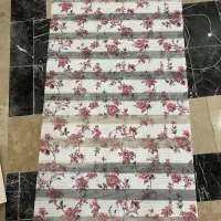 پرده زبرا طرح گل