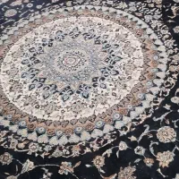 دوتخته فرش دوازده متری کرم سورمه ای