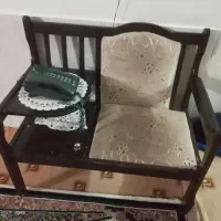 میزتلفن چوبی