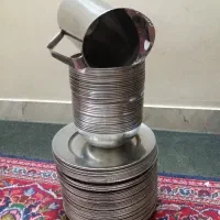 کاسه بشقاب پارچ استیل