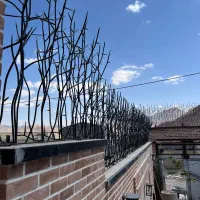 حفاظ نرده شاخ گوزنی شمش بوته ای قوطی
