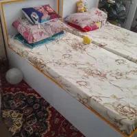تخت خواب یک نفره 2 عدد